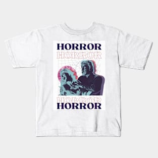 Atomic Age Horror Wave Kids T-Shirt